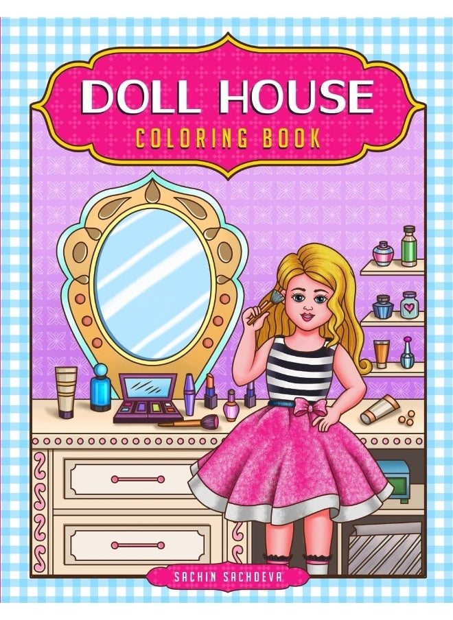 CREATESPACE Doll House Coloring Book 