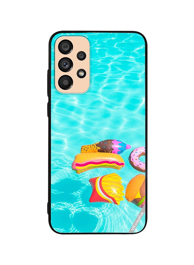 VR CREATIVE Protective Case Cover For Samsung Galaxy A23 Food Chill Design Multicolour - Image 1