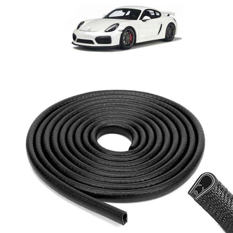 AOSIS - Porsche Cayman Car Door Edge Protector U-Shaped Rubber, Built-in Steel, 5 Meter - Image 1