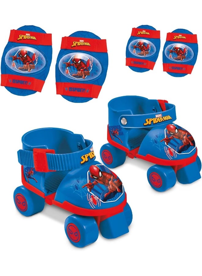 MARVEL Marvel Spider-Man Roller Skates with Protection Set  - Image 3