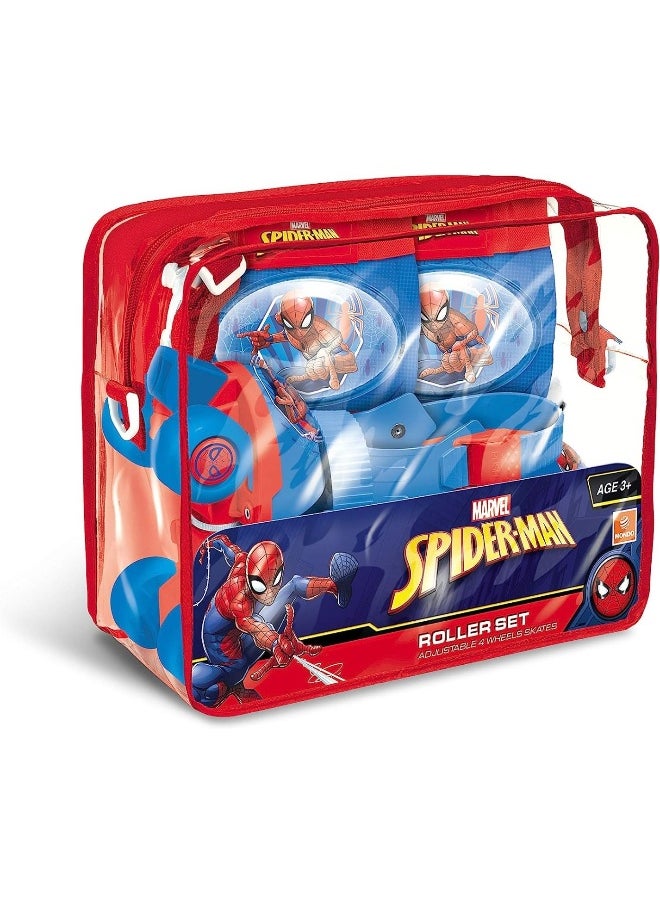 MARVEL Marvel Spider-Man Roller Skates with Protection Set  - Image 1