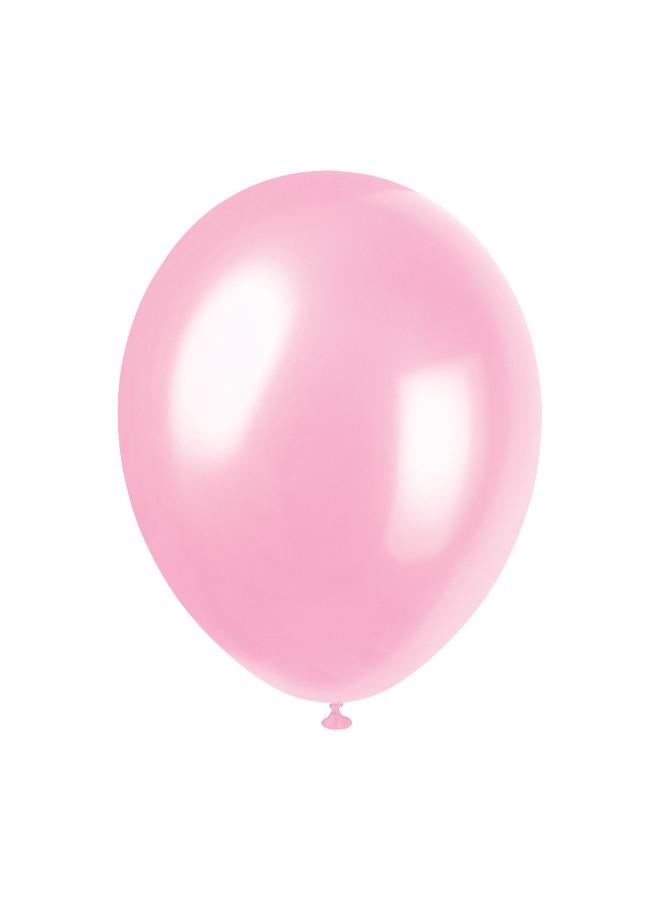 Unique 12'' Pack Of 8 Pearl Crystal Pink - Image 1