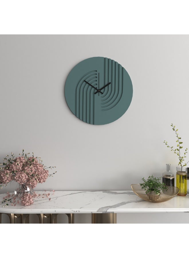 Marktna Geometric wooden wall clock
