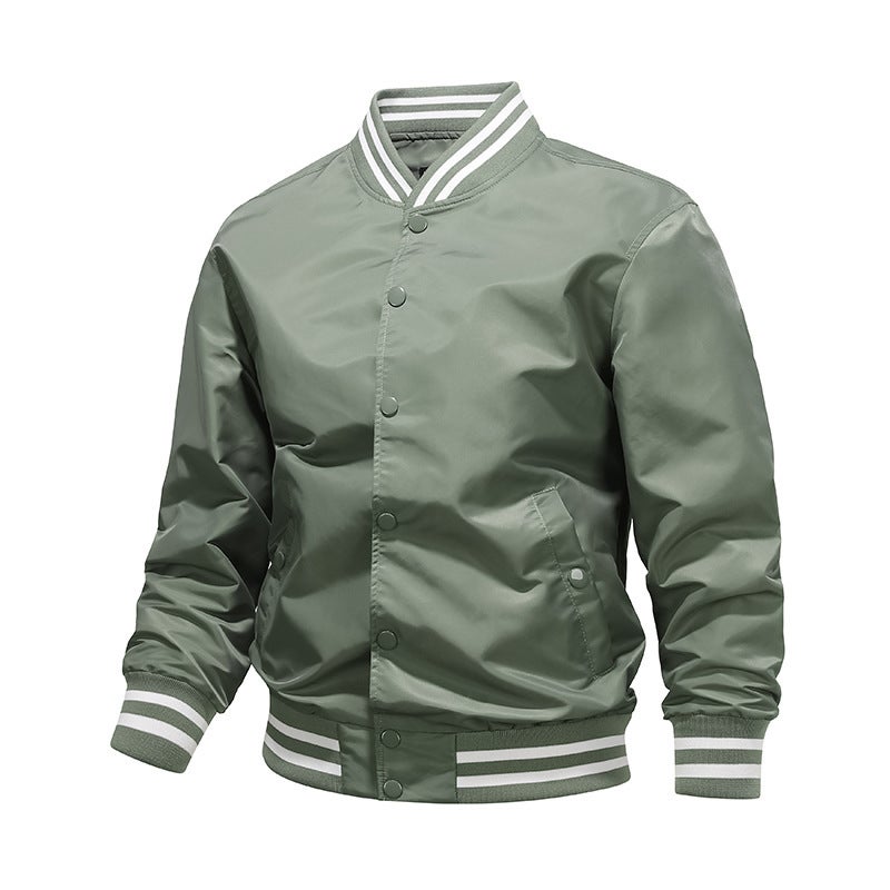 Men'S Sports Leisure Collar Jacket Cotton-Padded Jacket Flight Suit Baseball Jacket Cotton-Padded Jacket Printable Logo - Image 5