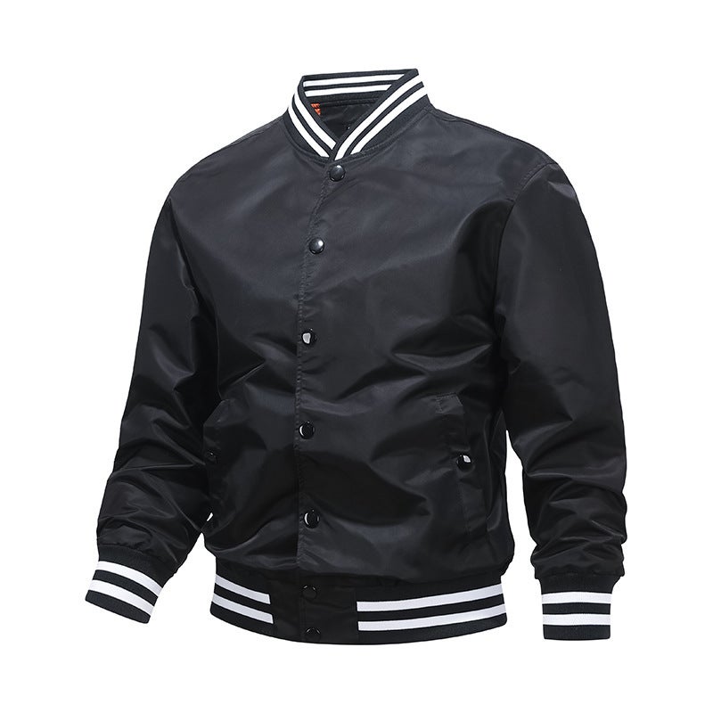 Men'S Sports Leisure Collar Jacket Cotton-Padded Jacket Flight Suit Baseball Jacket Cotton-Padded Jacket Printable Logo - Image 4