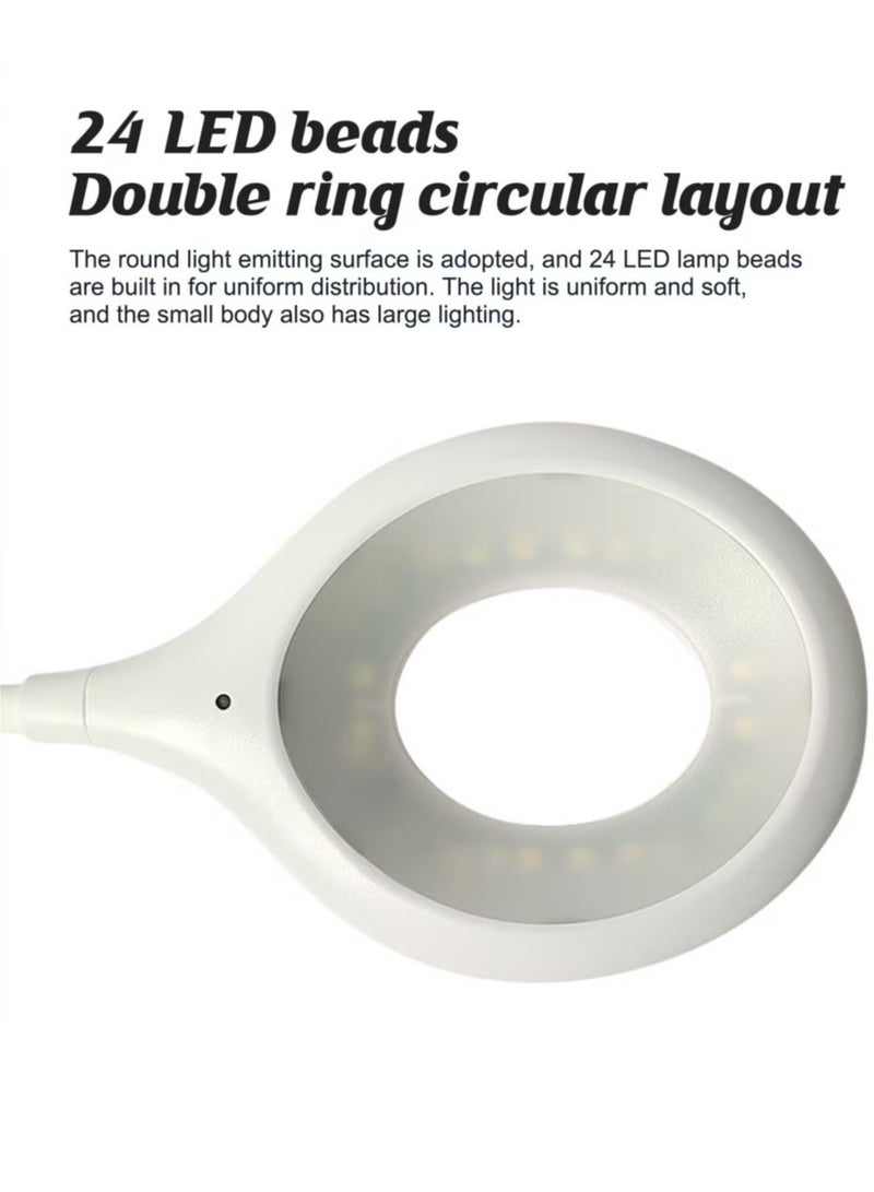 Raxoom USB Smart Voice Control LED Lamp for Bedroom Living Room Dorm Home Office Table Lamp Desk Lamp Beside Lamp Intelligent Voice Night Light Saving Energy - Image 2