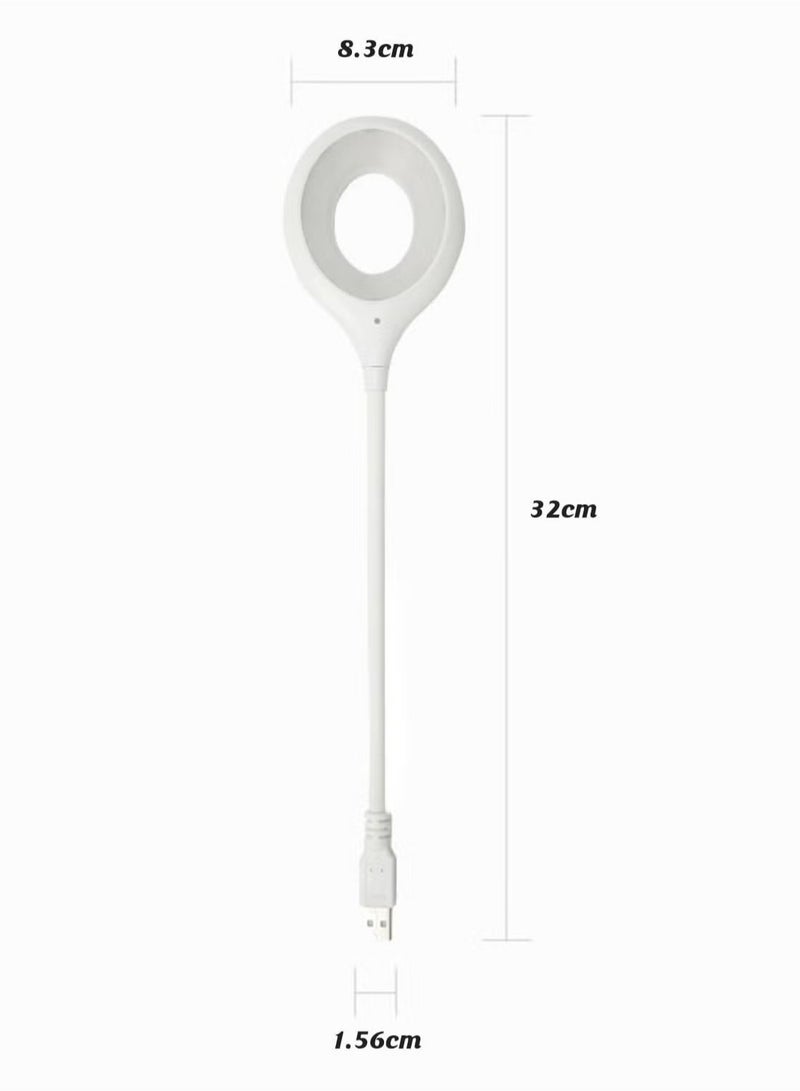 Raxoom USB Smart Voice Control LED Lamp for Bedroom Living Room Dorm Home Office Table Lamp Desk Lamp Beside Lamp Intelligent Voice Night Light Saving Energy - Image 3