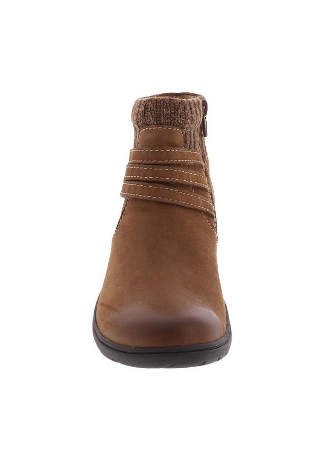 clarks Women's Carleigh Lane Ankle Boot, Dark Tan Nubuck, 5 - Image 5