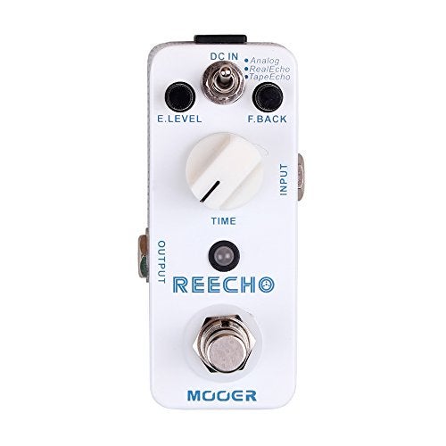 MOOER Reecho Delay Guitar Delay Effects Pedal with 3 Modes, Analog, Real Echo, Tape Echo, Vintage Tap Echo Machine - Image 1