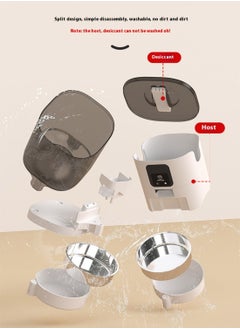 Smart Pet Feeder Double Bowl Automatic Feeder Cat Timed Ration Stainless Steel Bowl Smart Double Bowl Feeding - pzsku/Z14E742C51BBBBCF1C2ABZ/45/_/1738812895/588a32de-be35-43e2-b6e1-182f1ccbabfc