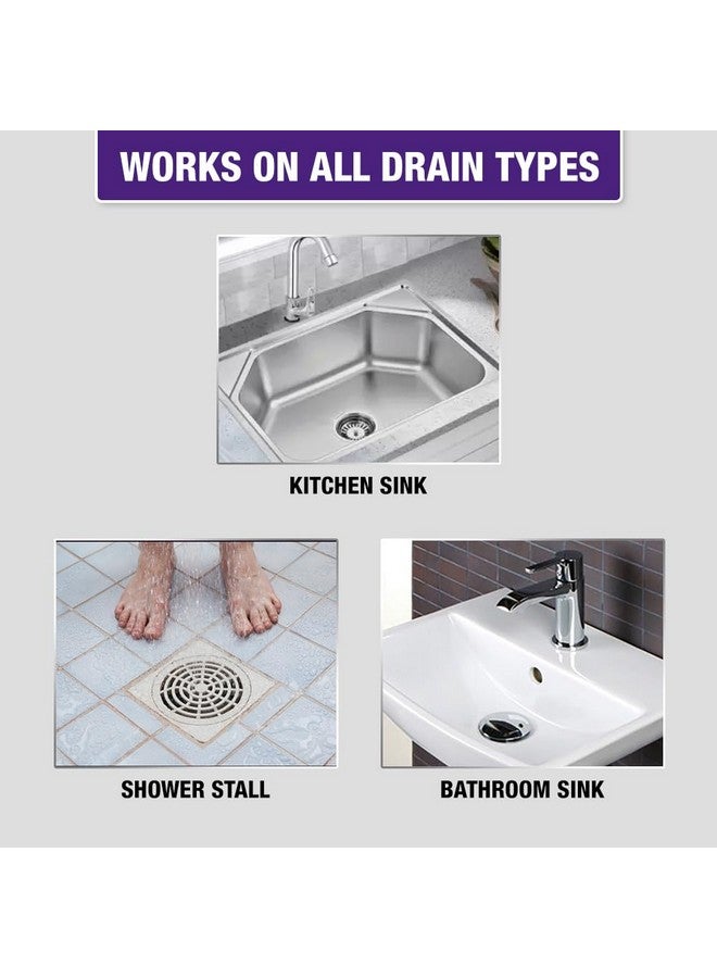 Harpic Drain Xpert Drain Cleaner Powder 50G | Effective Sink Cleaner, Drain Blockage Remover, Drain Pipe Cleaner - Image 4