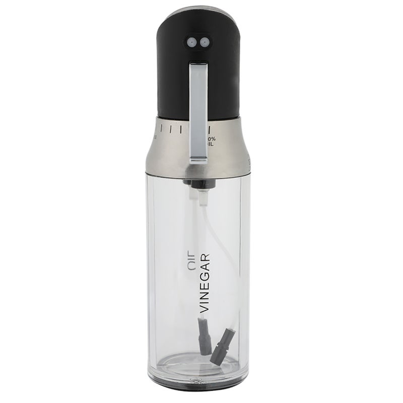 Oil Spray Bottle: 100ml Transparent Food-Grade PC - Precise Press-Type Dispenser, Dual Nozzle Oil & Vinegar Mister for Home Healthy Cooking, Portion Control - Image 3