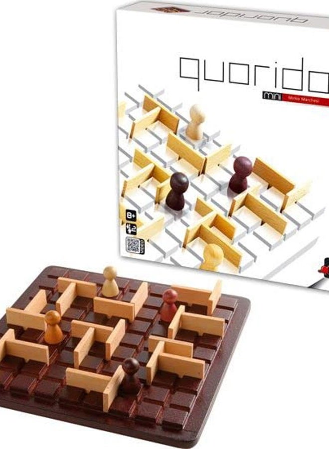 Gigamic Quoridor Mini | Travel-Friendly Strategy Game for Families and Adults | Ages 8+ | 2 Players | 15 Minutes - Image 3