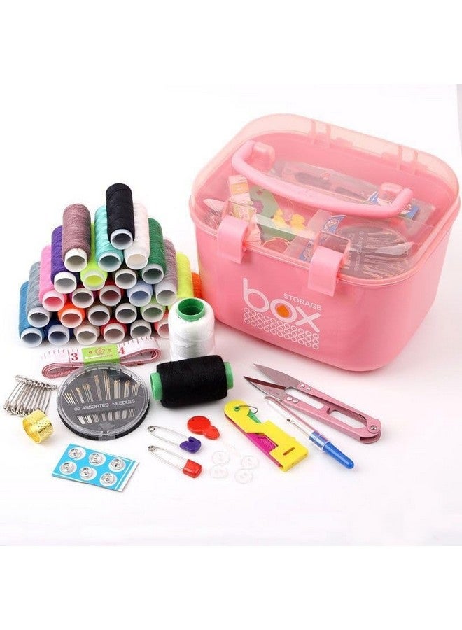 HOMAVA Multipurpose Rectangular Storage Box with Layers, Medicine Pill Organizer First Aid Kit |19.5 x 11 x 11.5 Cm | Pink | Plastic - Image 4