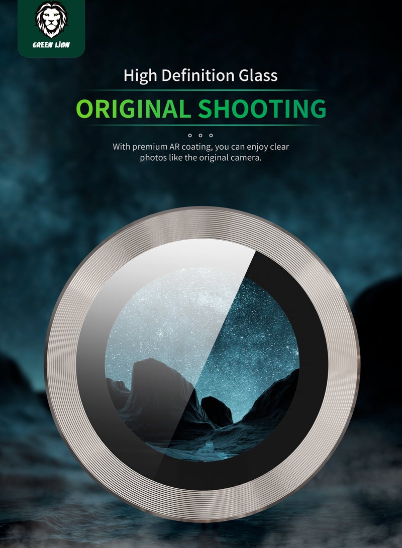 GREEN LION Samsung Galaxy S24 Ultra Camera Lens Armor / Anti Reflective / 9H Hardness / HD Clarity / Anti Scratch / Anti Fingerprint / High Transparency Camera Lens Protector  - Grey - Image 4