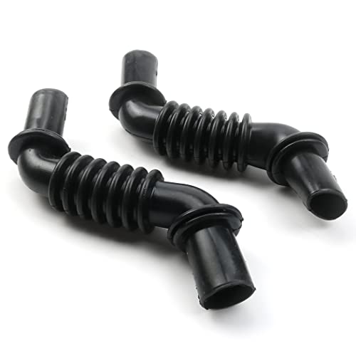 Jetuplusllc 2 قطع أغطية أسلاك باب نافذة الطاقة بتصميم أكورديون Z بطول 4" وفتحة 3/4" - Image 2