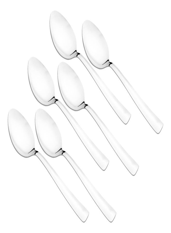 easy root Stainless Steel Dessert Spoons-18.5cm Length, 1.4mm Thickness, 100% Food Grade. (6) - Image 1