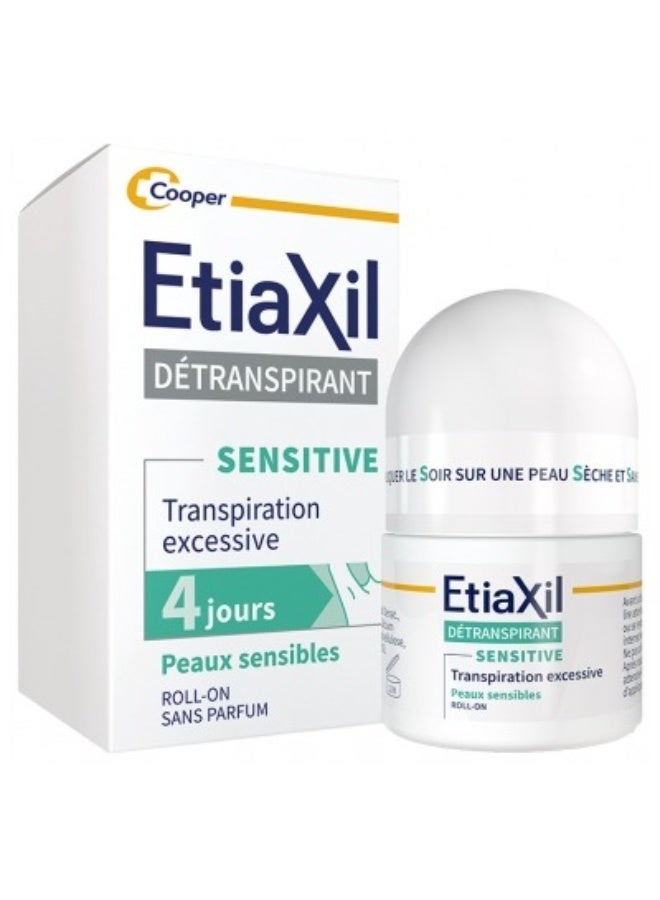 Etiaxil Antiperspirant Armpits Sensitive Skins Roll-On 15ml - Image 1