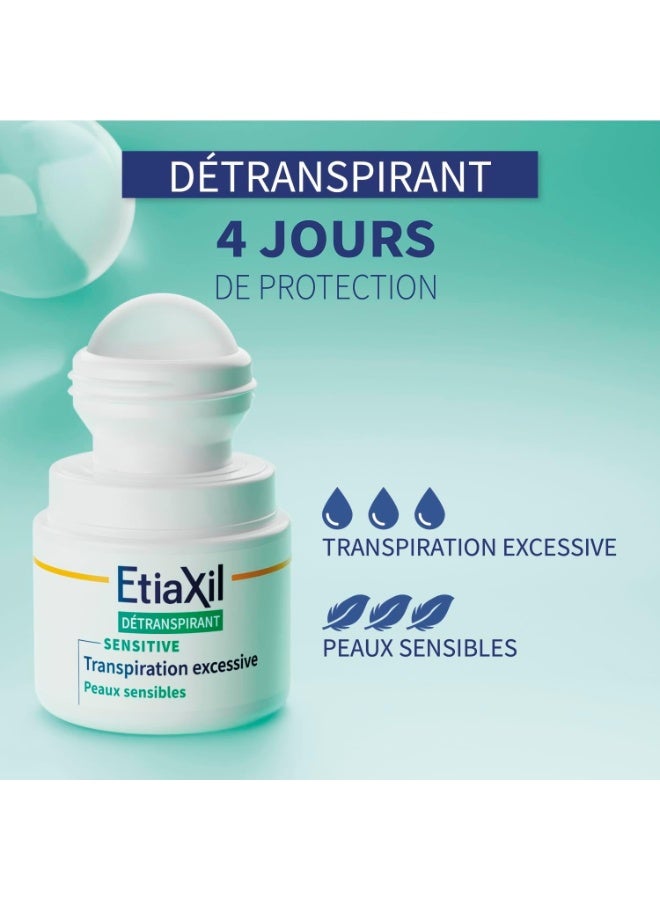 Etiaxil Antiperspirant Armpits Sensitive Skins Roll-On 15ml - Image 2