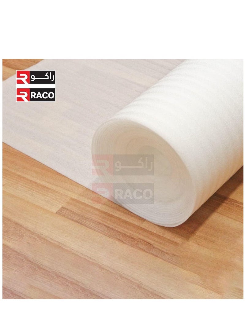 RACO RACO Cushioning PU Foam Sheet Roll White PU Wrapping for Packing Moving and Floor Protection .  - Image 4