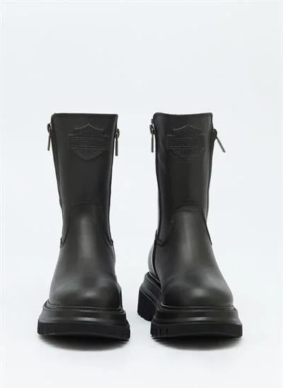 HARLEY DAVIDSON River Women's Black Leather Boots