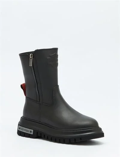 HARLEY DAVIDSON River Women's Black Leather Boots