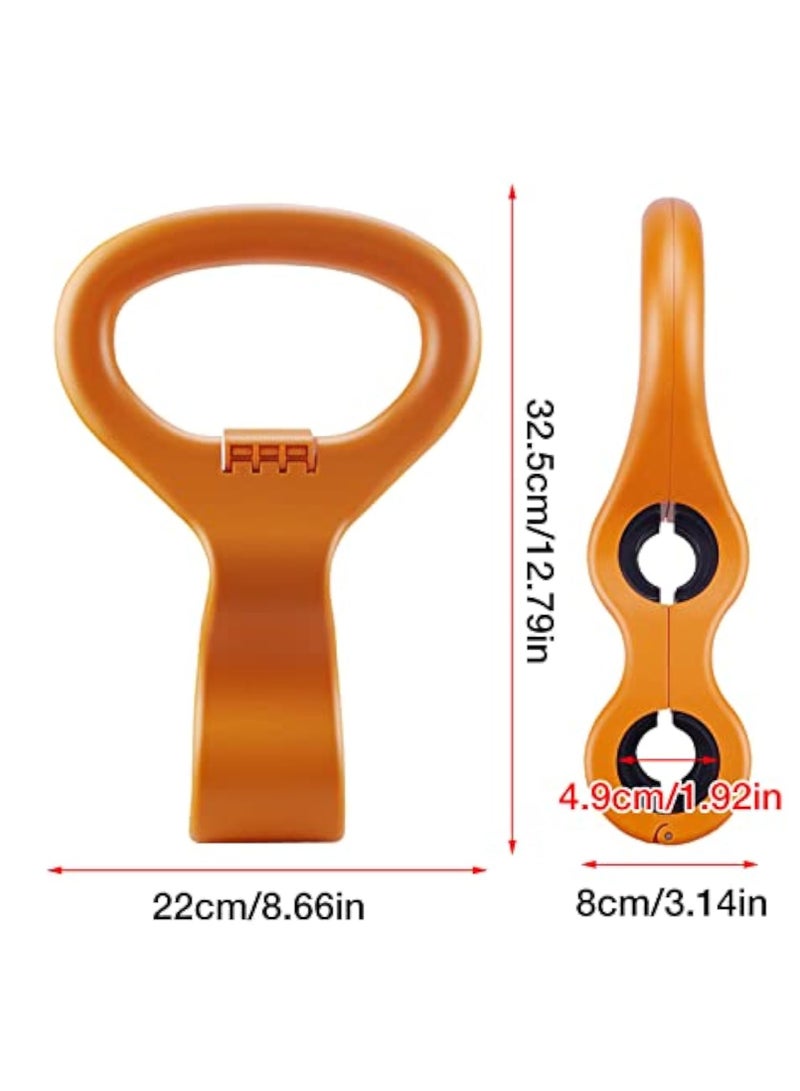 KASTWAVE مقابض الغلايات، مقبض دمبل، مقابض إيتلبيل مع مقبض، لفافة غلاية قابلة للتعديل، قبضة وزن الغلاية لممارسة الرياضة، قبضة غلاية محمولة، غلاية متوافقة لرفع الأثقال - Image 5