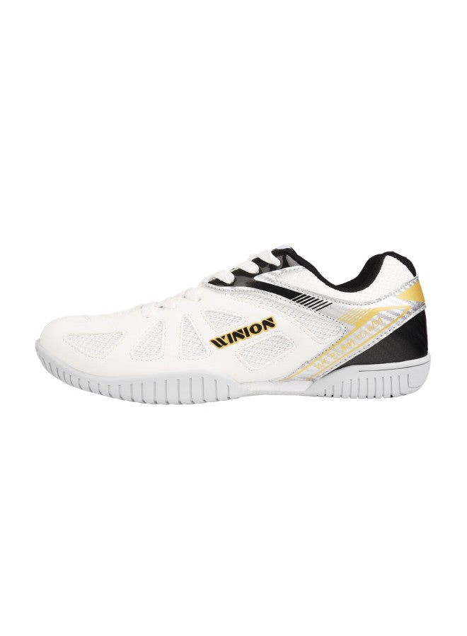 E-LIAN TT Winion Selected Table Tennis Shoes For Men And Women, Non-slip Wear-resistant Table Tennis Sports Shoes, Starting Point White And Black, Size 37 - Image 1
