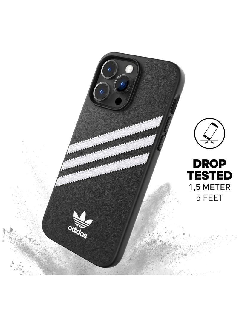 اديداس أديداس أيفون 14 برو - غطاء مصبوب - أسود/أبيض - Image 2