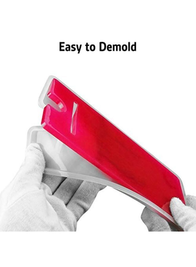 Generic 2-Piece Mobile Phone Stand Silicone Mold for Resin Pouring DIY  - Image 3