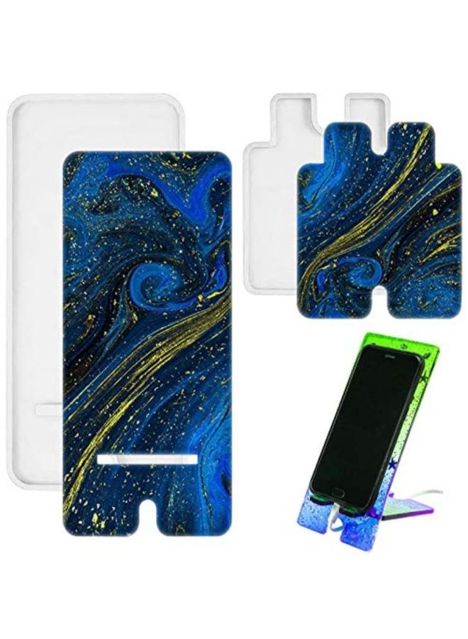 Generic 2-Piece Mobile Phone Stand Silicone Mold for Resin Pouring DIY  - Image 1