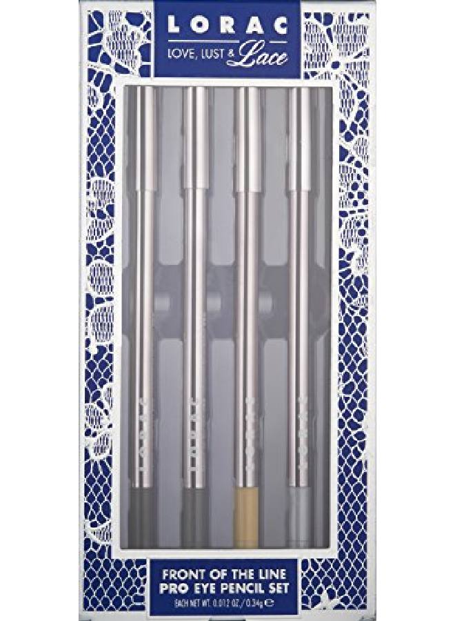 Lorac Love Lust And Lace Front Of The Line Pro Eye Pencil Set - Image 3
