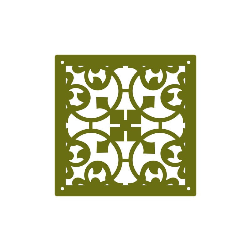 Olive Tree Olive Tree 12Pcs Hanging Room Divider Panel Modern Hanging Screen Partition for Home Decoration Living Room 115 x 115 12 PanelsOTD9099  - Image 3