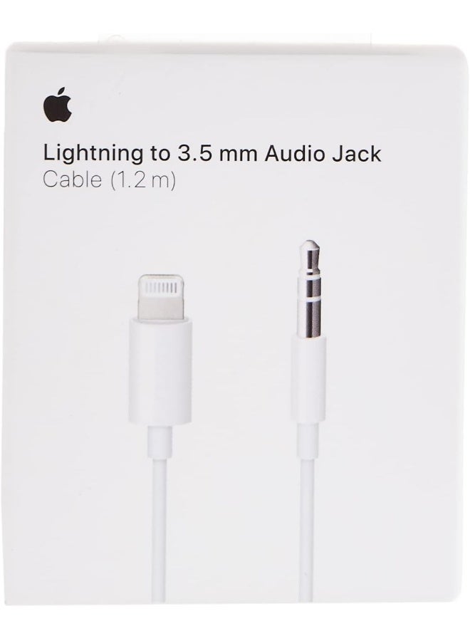 Apple Lightning to 3.5 mm Audio Cable (1.2m) White - Image 3