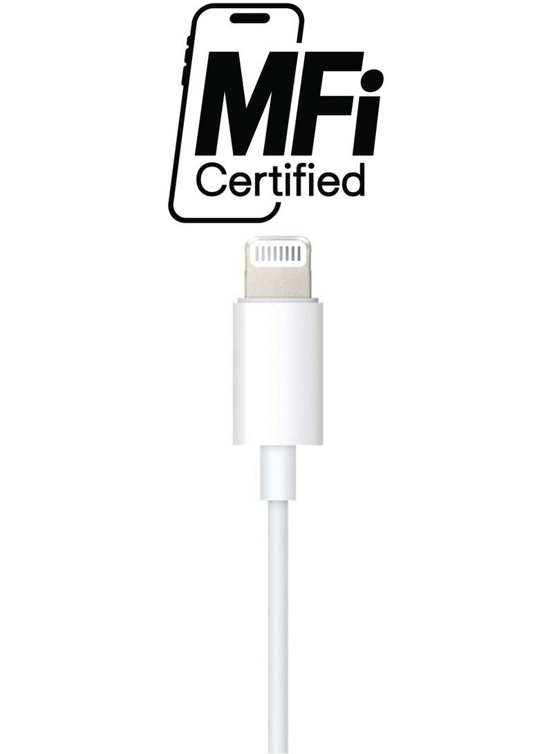 Apple Lightning to 3.5 mm Audio Cable (1.2m) White - Image 1