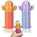 Deiviko 2Pcs Little Ouchies Fidget Cactus Pain Stim Fidget Toy Rotating Spiky Grippie Stim Keychain for Anxiety Relief 3D Printed Portable Stim Tool Pocket Mini Fidget Toy for Adults Novelty Gifts - Image 2