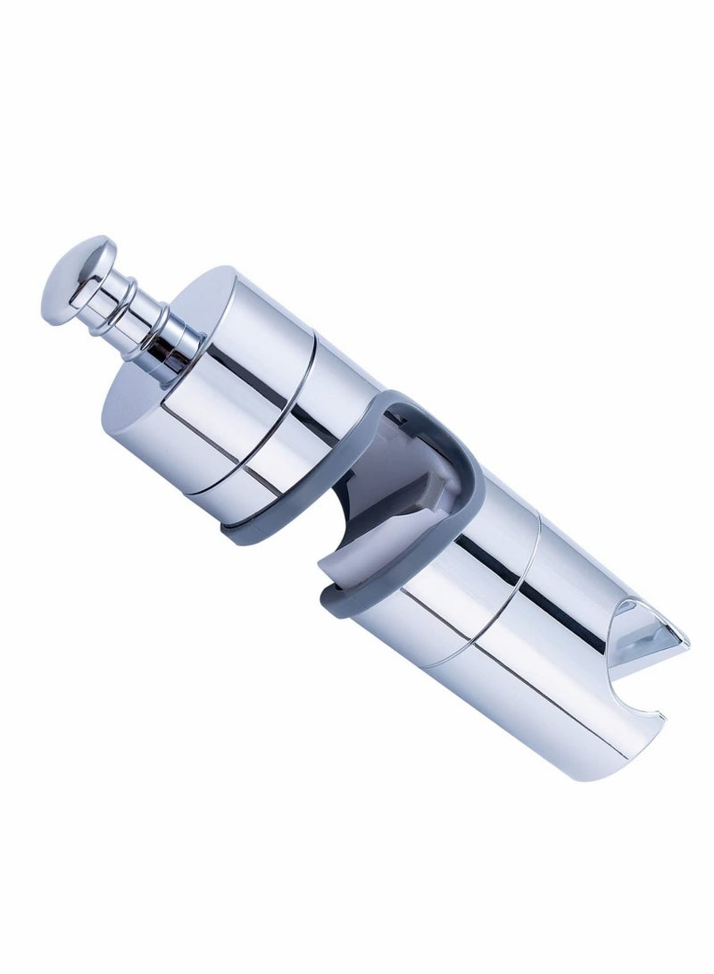 Excefore حامل رأس الدش، عالمي 20-25 مم قطر خارجي، حامل دش محمول قابل للتعديل، دعم حائط الدش بتشطيب كروم - Image 1