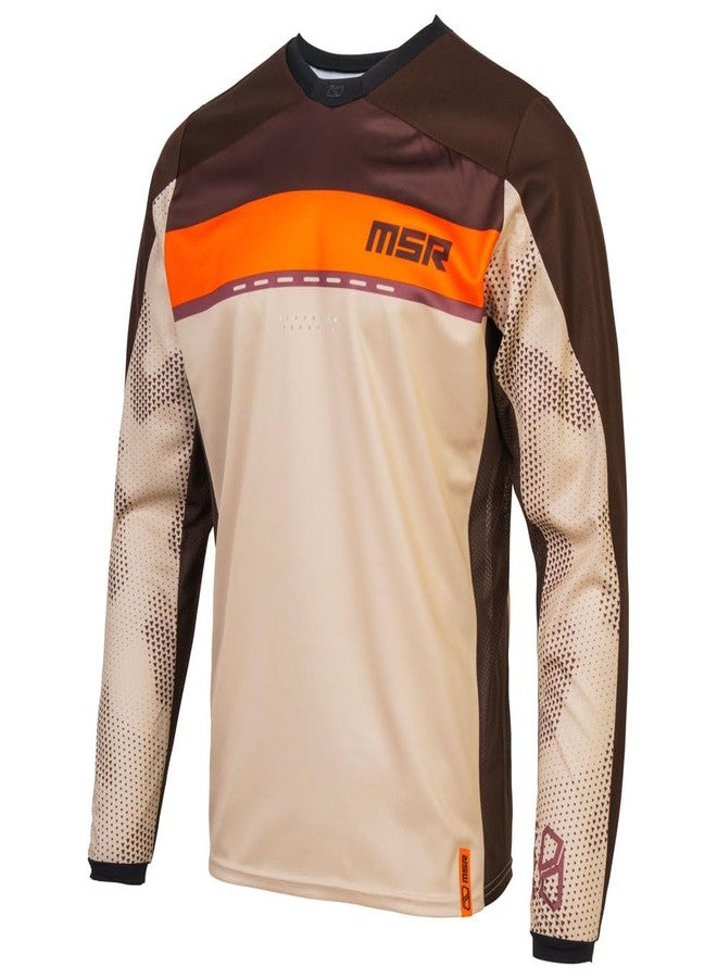 MSR Legend Dirt Bike Motocross MTB Offroad Jersey Small Brown - Image 1