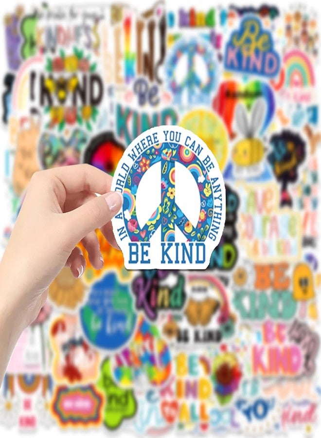 DYDSZDDYBF 220Pcs Kindness Stickers Be Kind Stickers FriendlyChristmas Party Favors Physical Therapy Motivational Inspirational Letter Quotes Decals for School Teachers Student Scrapbook Water Bottle - Image 2
