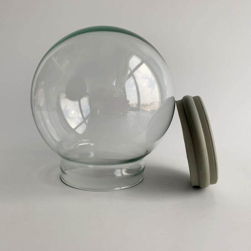 Youda DIY Empty Glass Snow Globe Kit - Water Globe Accessories (D80mm) - Image 2