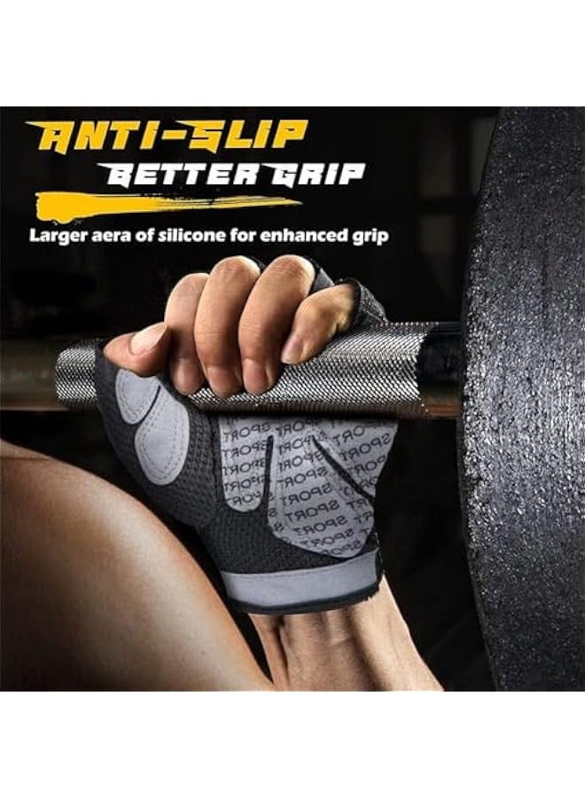 TRASSLE Breathable Workout Gloves for men Women, Full Palm Protection，Weight Lifting Gloves for Gym, Cycling, Exercise, Fitness and Training, with Excellent Grip and Cushion Pads  - Image 5