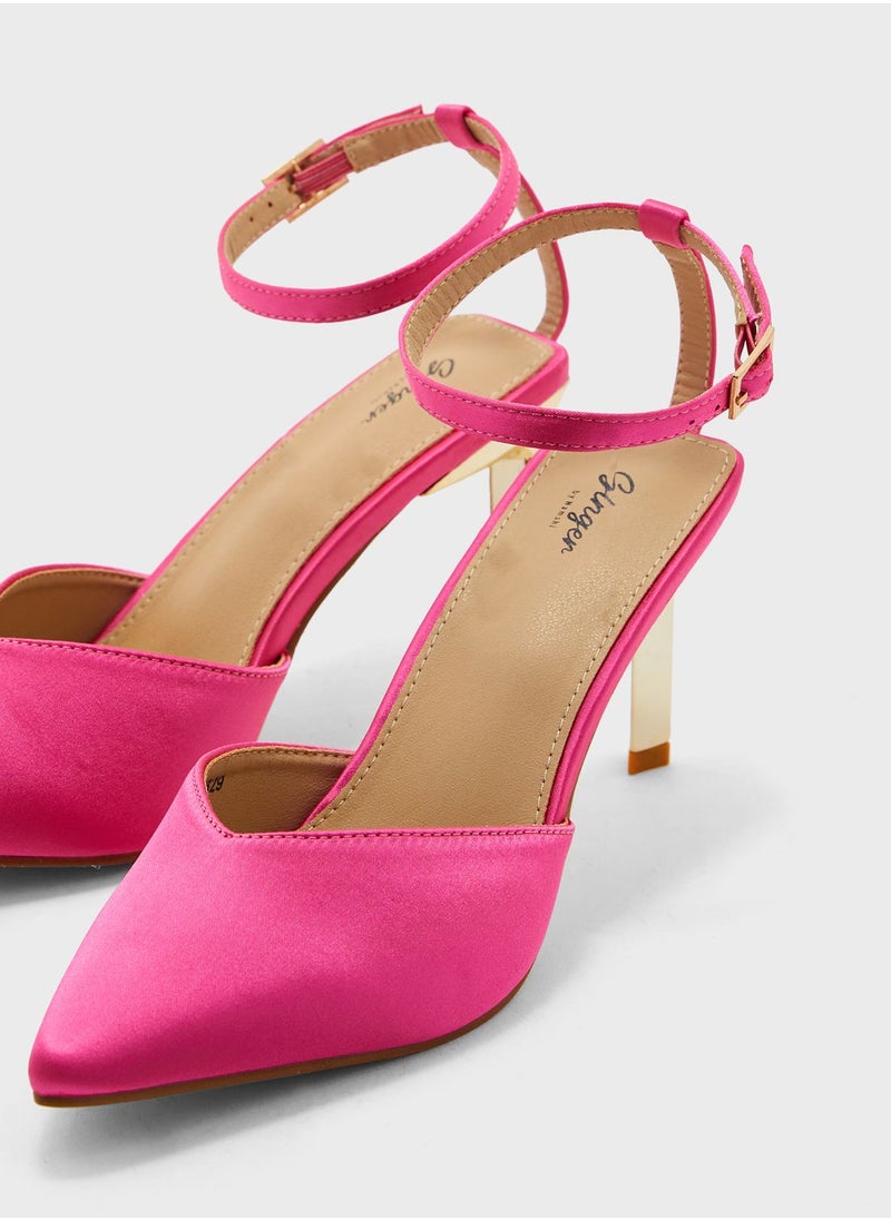 Ginger - Back Strap Pumps - Image 1