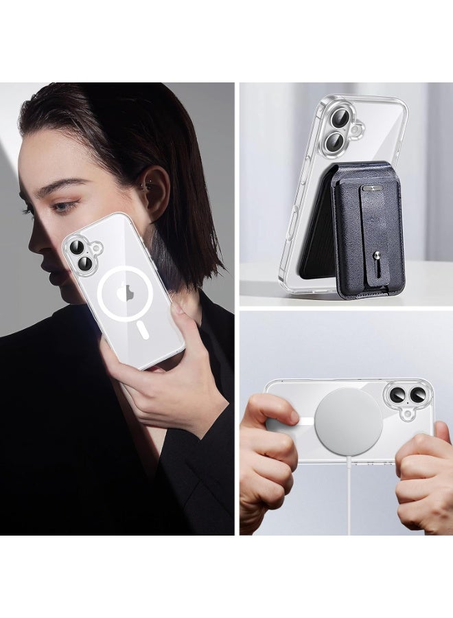 Magnetic Cover Compatible with iPhone 17 Transparent Hard PC Anti-Scratch Shockproof Case with Bumper in Flexible Soft TPU Transparent. - Image 2