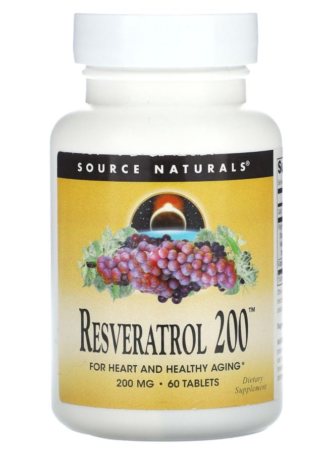 Resveratrol 200™ 200 mg 60 Tablets