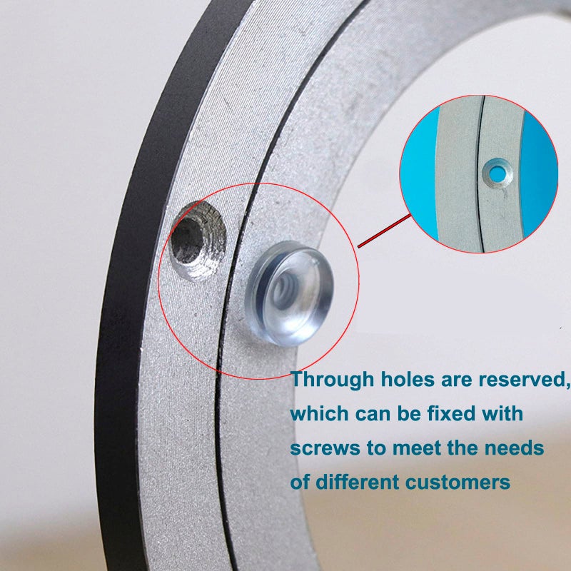 Besimple Aluminium Alloy Turntable Bearing, Heavy Duty Swivel Turntable Lazy Susan Rotating Bearing Turntable Round Dining Table Smooth Swivel Plate Hardware (140mm - 5.5inch) - Image 4
