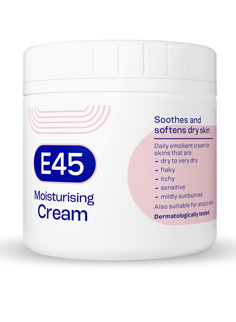 e45 Emollient Body and Face Moisturizing Cream Soothing and Soften Dry Skin 350 grams