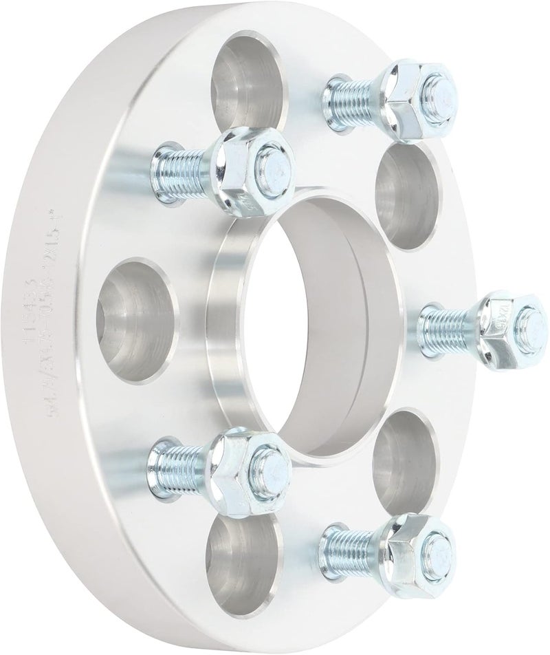 ROADFAR 2PCS 1" 5x4.75 Wheel Spacers Adapters Hubcentric 12x1.5 Studs - Image 2
