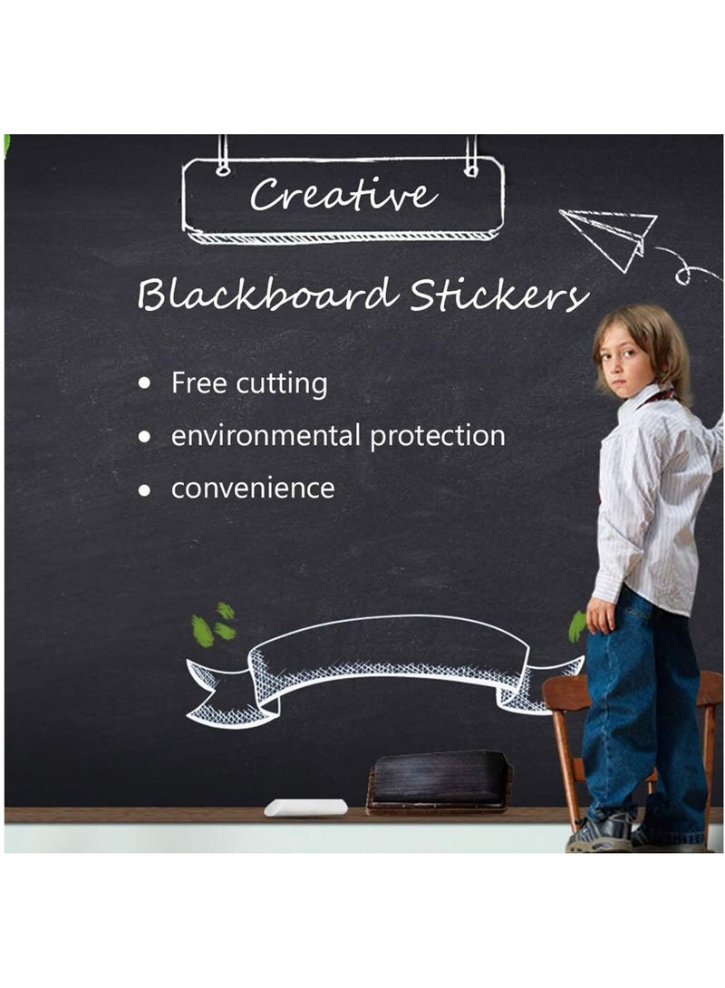 Generic 60x200cm Black board Sticker Chalkboard Removable Blackboard Wall Sticker Decal  - Image 1