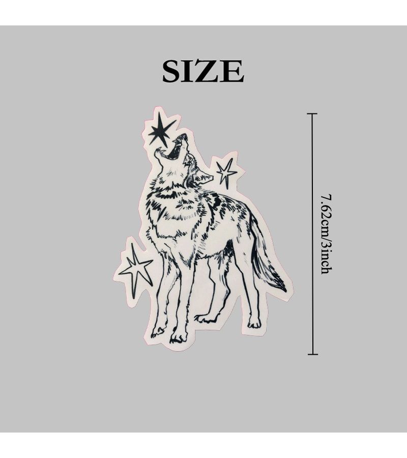 Howl At The Stars Vinyl Decal Sticker 1pc for Laptops Phones Notebooks - Image 2