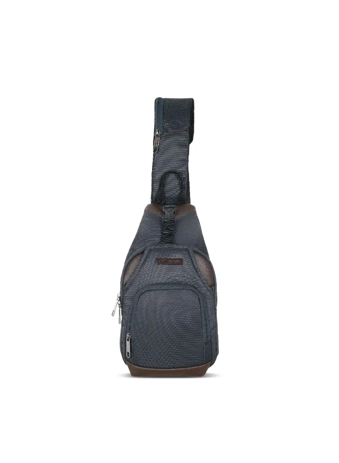 sport Atmos cheststrap sling Crossbody (C.Blue/Choco)